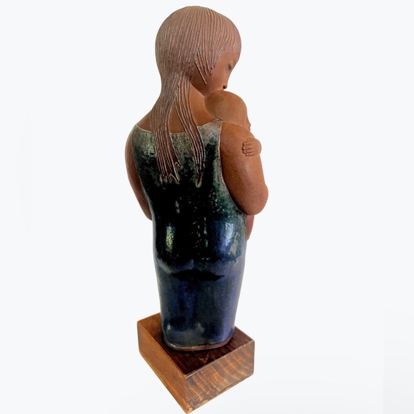 Noel Osteroff for Robert Maxwell Studio Mother and Child Statue - Picture 10 of 10